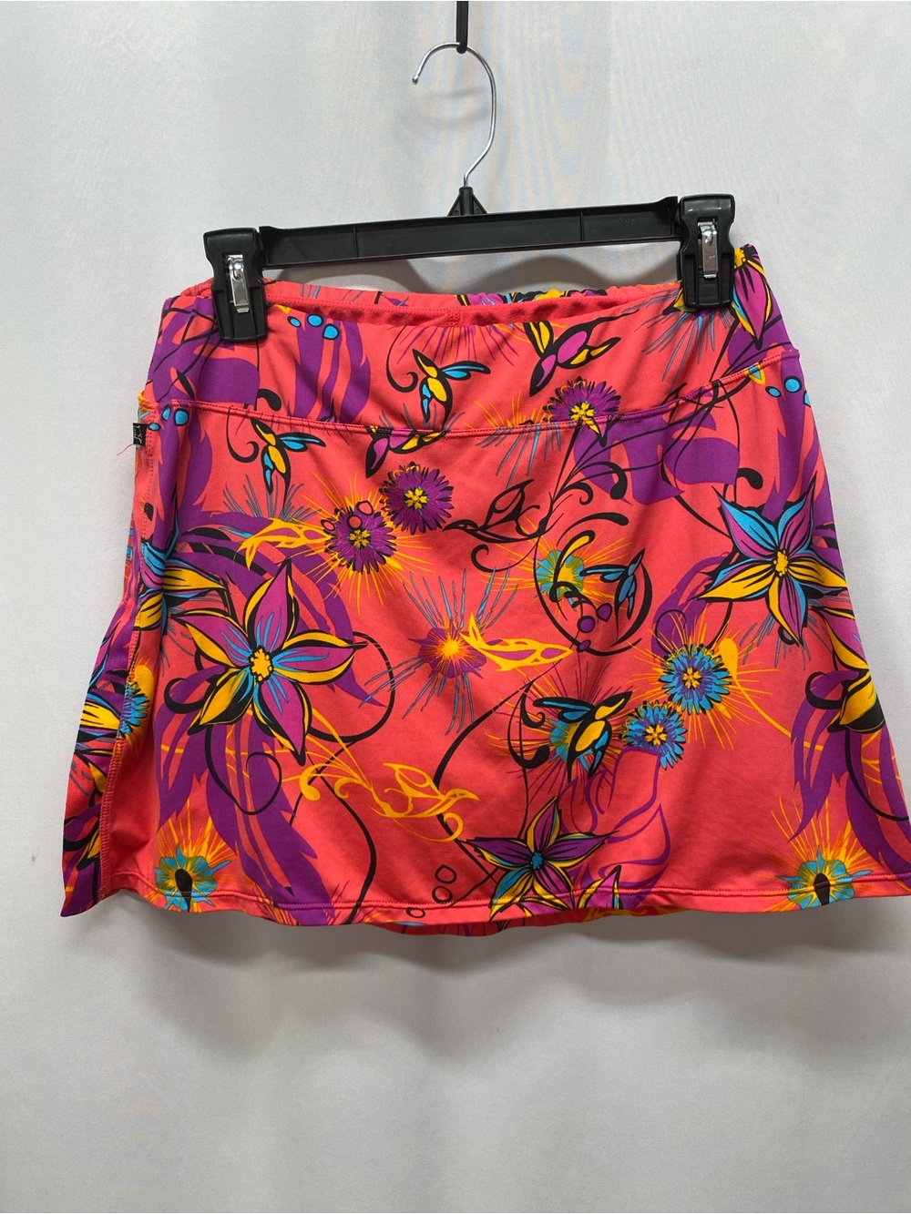 Tennis skort skirt size large colorful golf pickleball athletic activewear gym